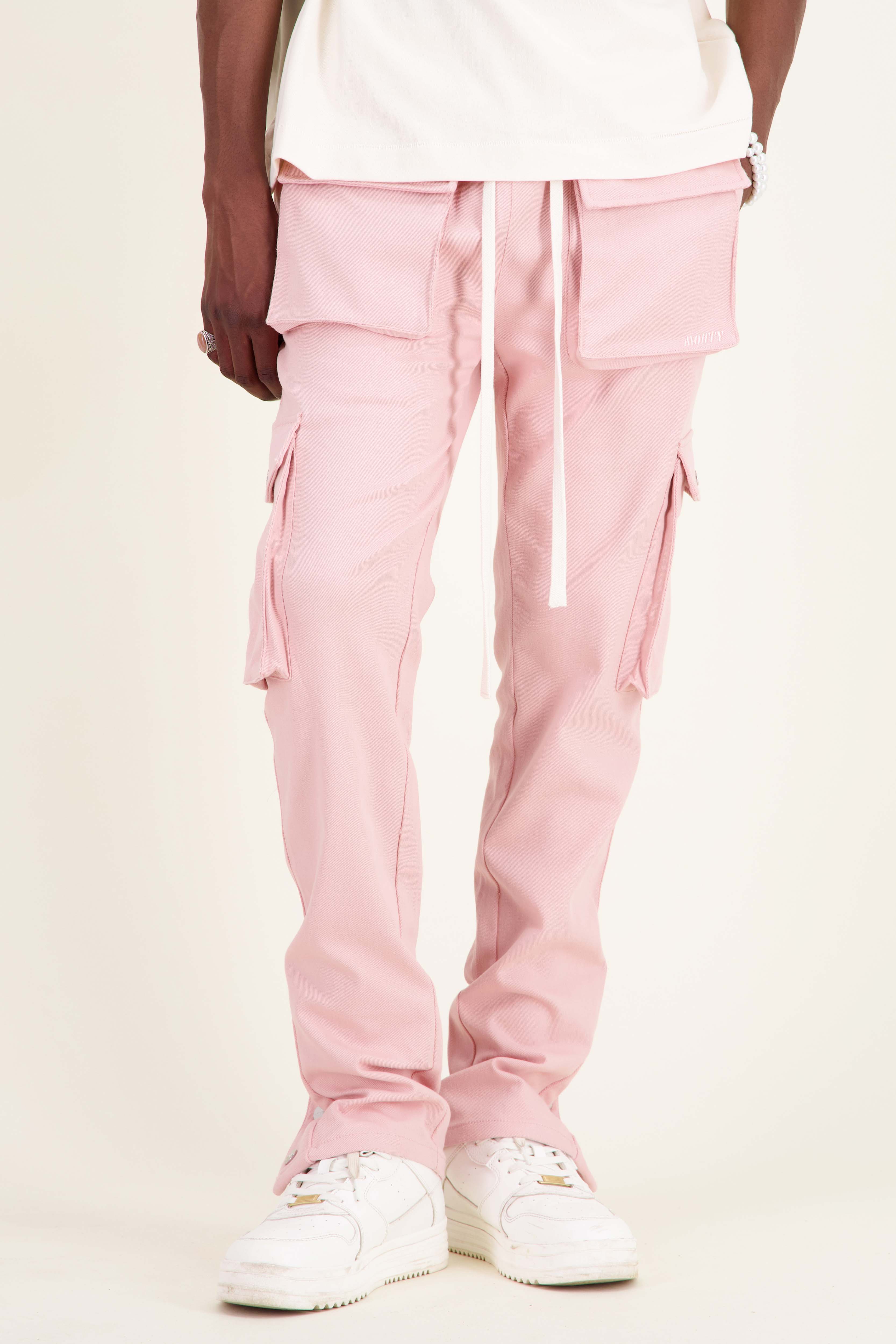 Pantalon Cargo femmes - Vintage rose pour Y2K vêtement Streerwear Pantalon Cargo femmes - Vintage rose pour Y2K vêtement Streerwear