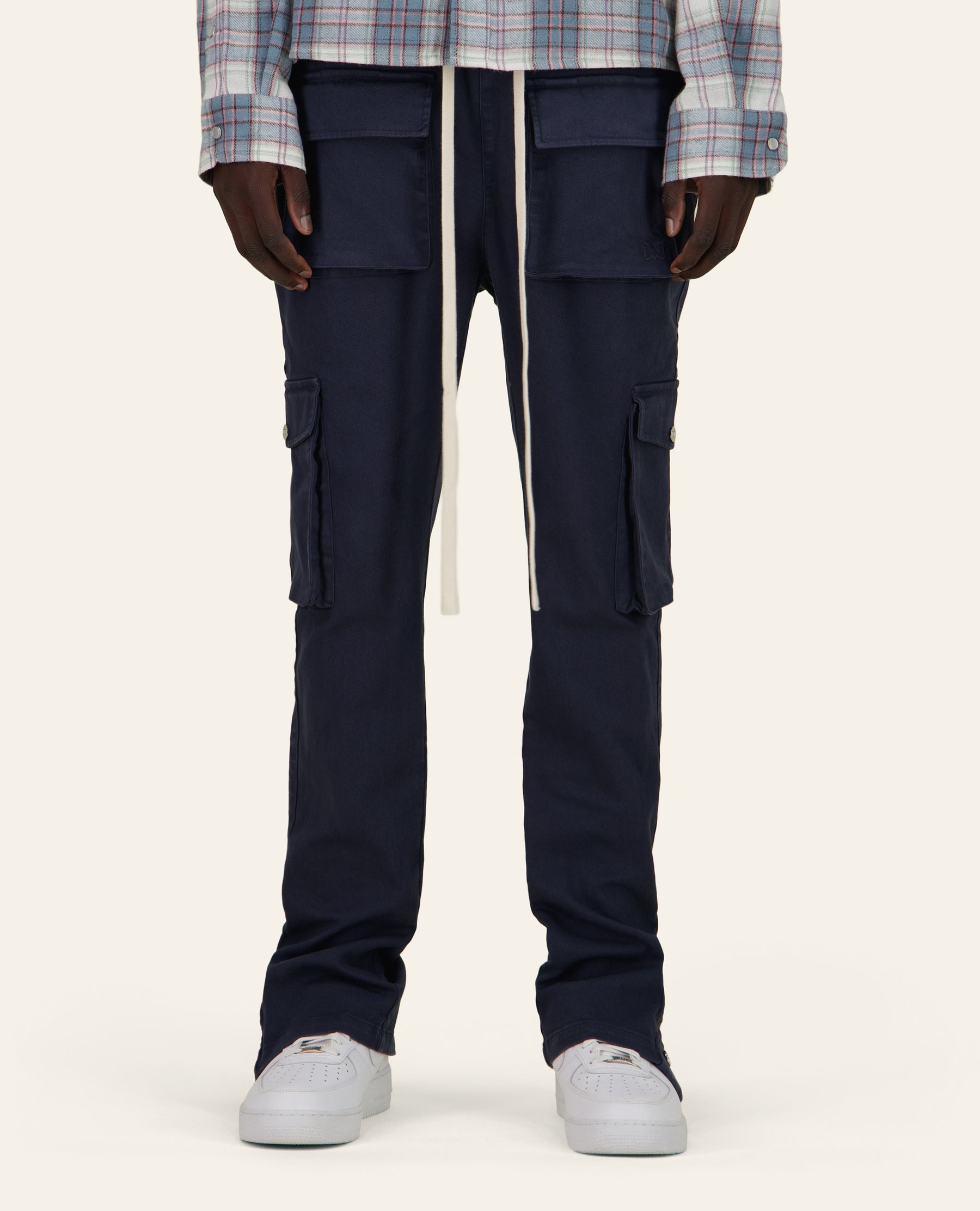 PANTALON CARGO FP - BLEU FONCÉ