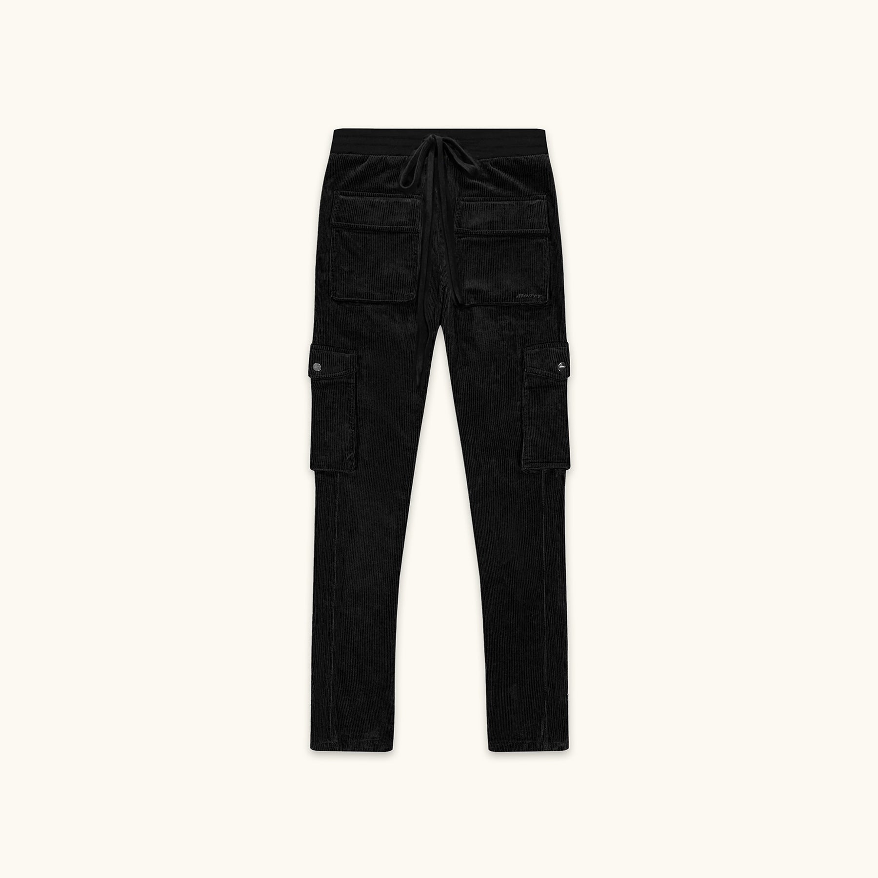 PANTALON CARGO FP VELOURS NOIR