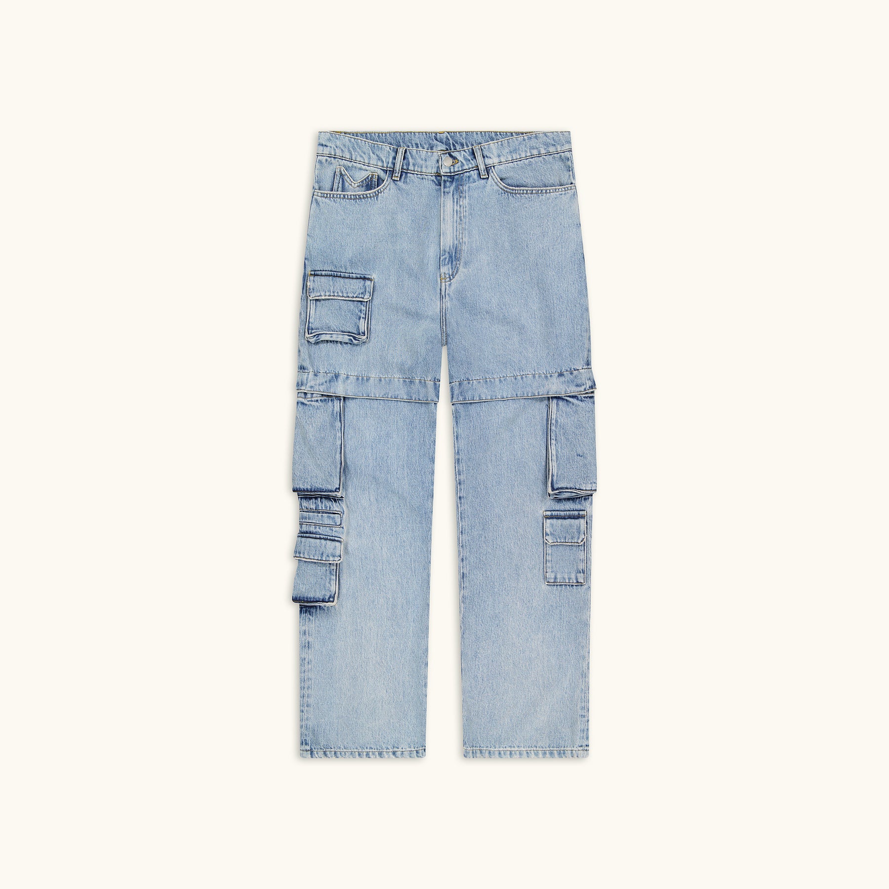 PANTALON EN JEAN DOCK BLEU