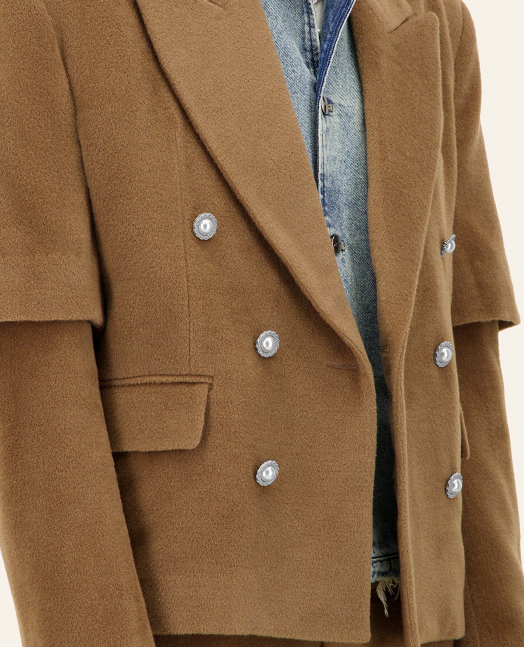 DOUBLE CAMEL BLAZER