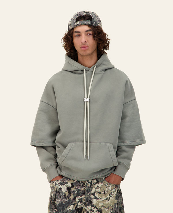 JOSS KAKI HOODED SWEATSHIRT