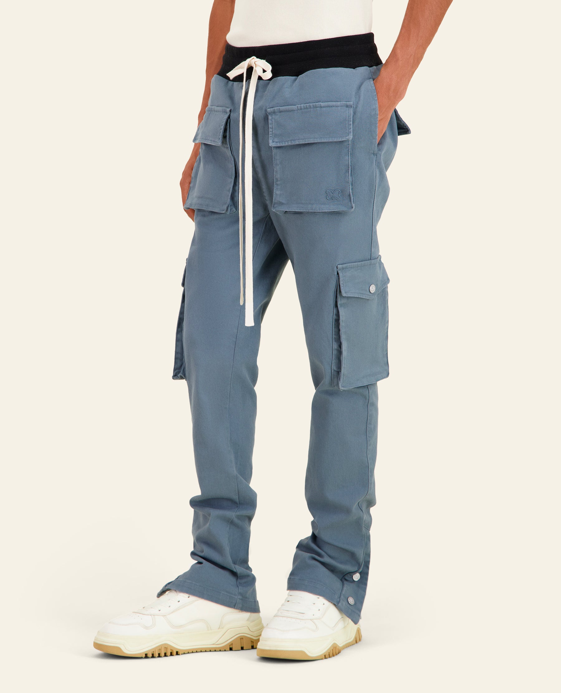 PANTALON CARGO FP - BLEU