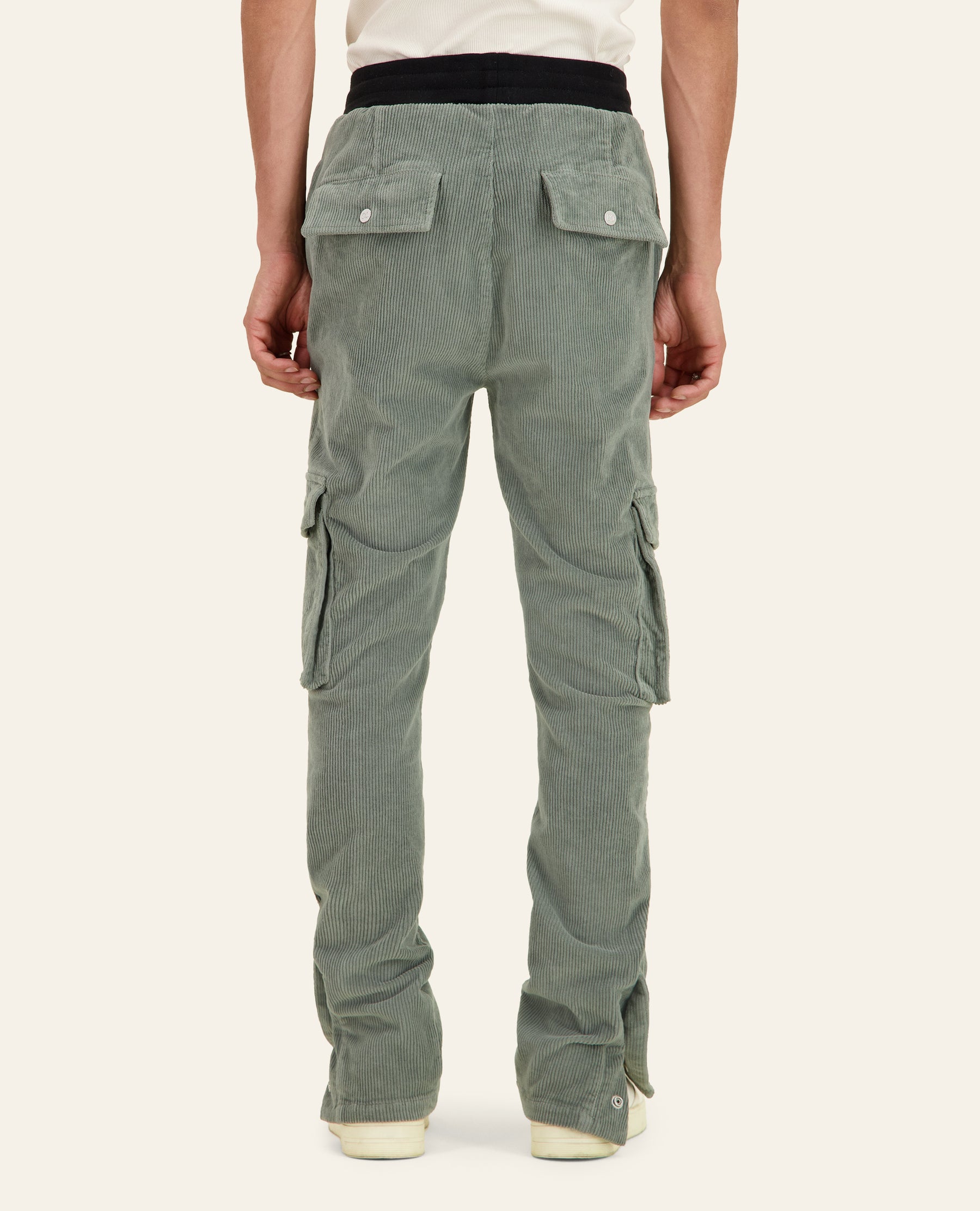 PANTALON CARGO FP VELOURS - KHAKI