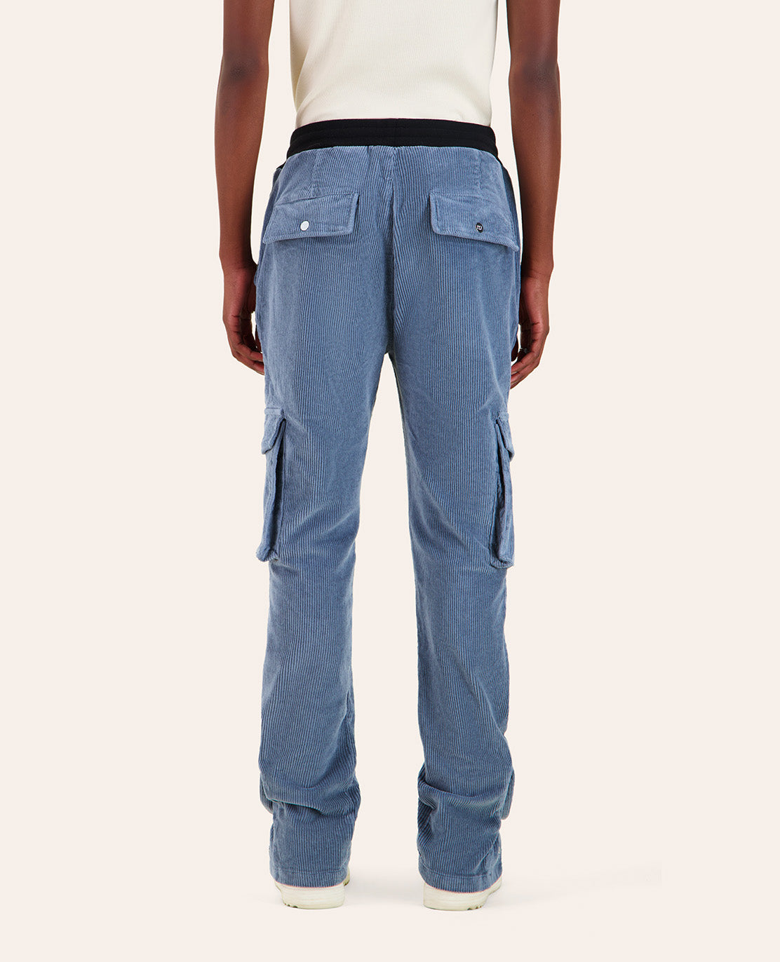 PANTALON CARGO FP VELOURS - BLEU