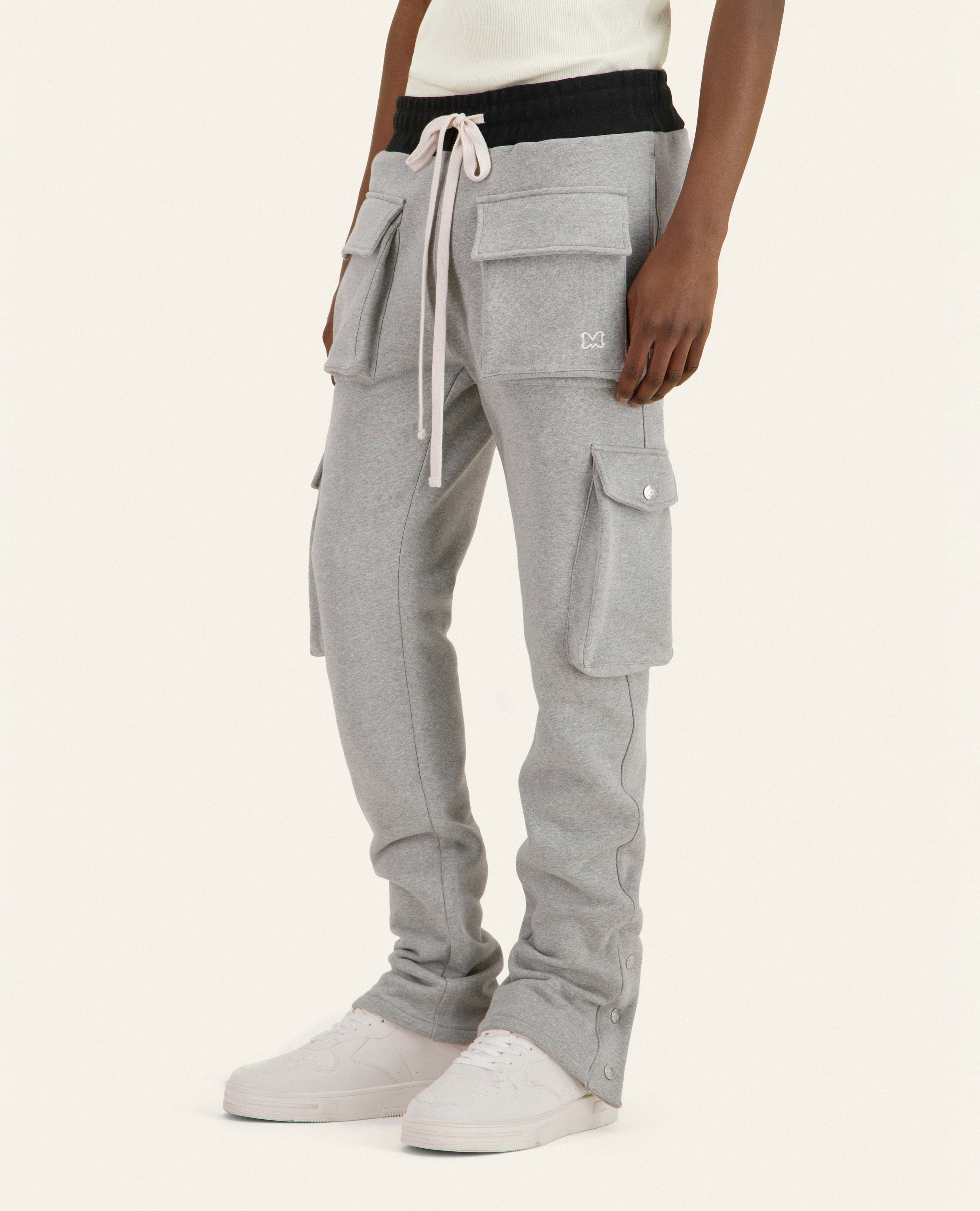 Pantalon Cargo Kiton Gris - Taille US 35 / EU 51 - Coton - Neuf Avec étiquettes