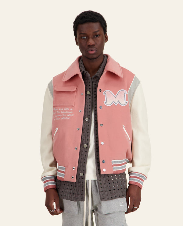 BLOUSON VARSITY BUBBLEGUM