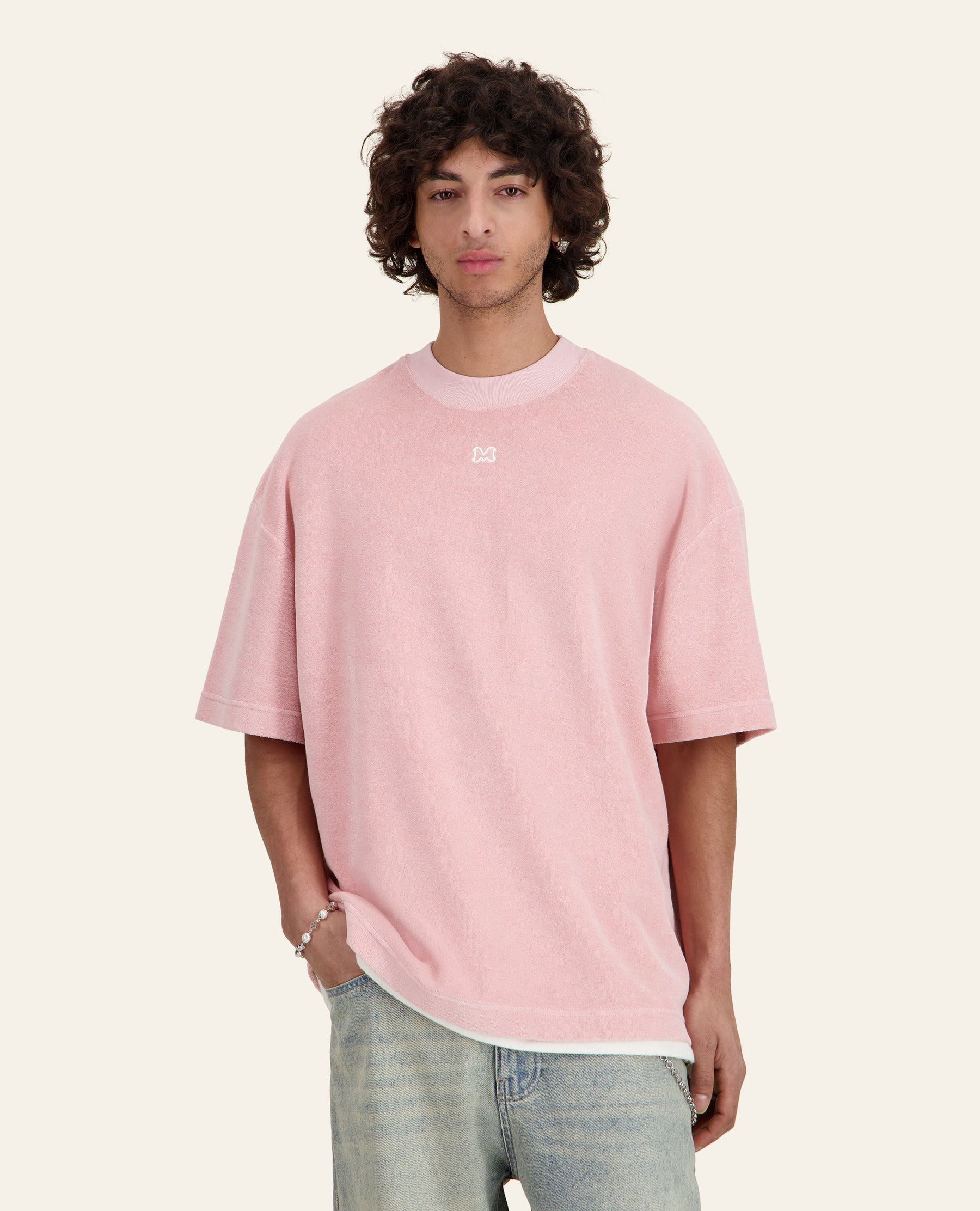 T-SHIRT TERRY BUBBLEGUM