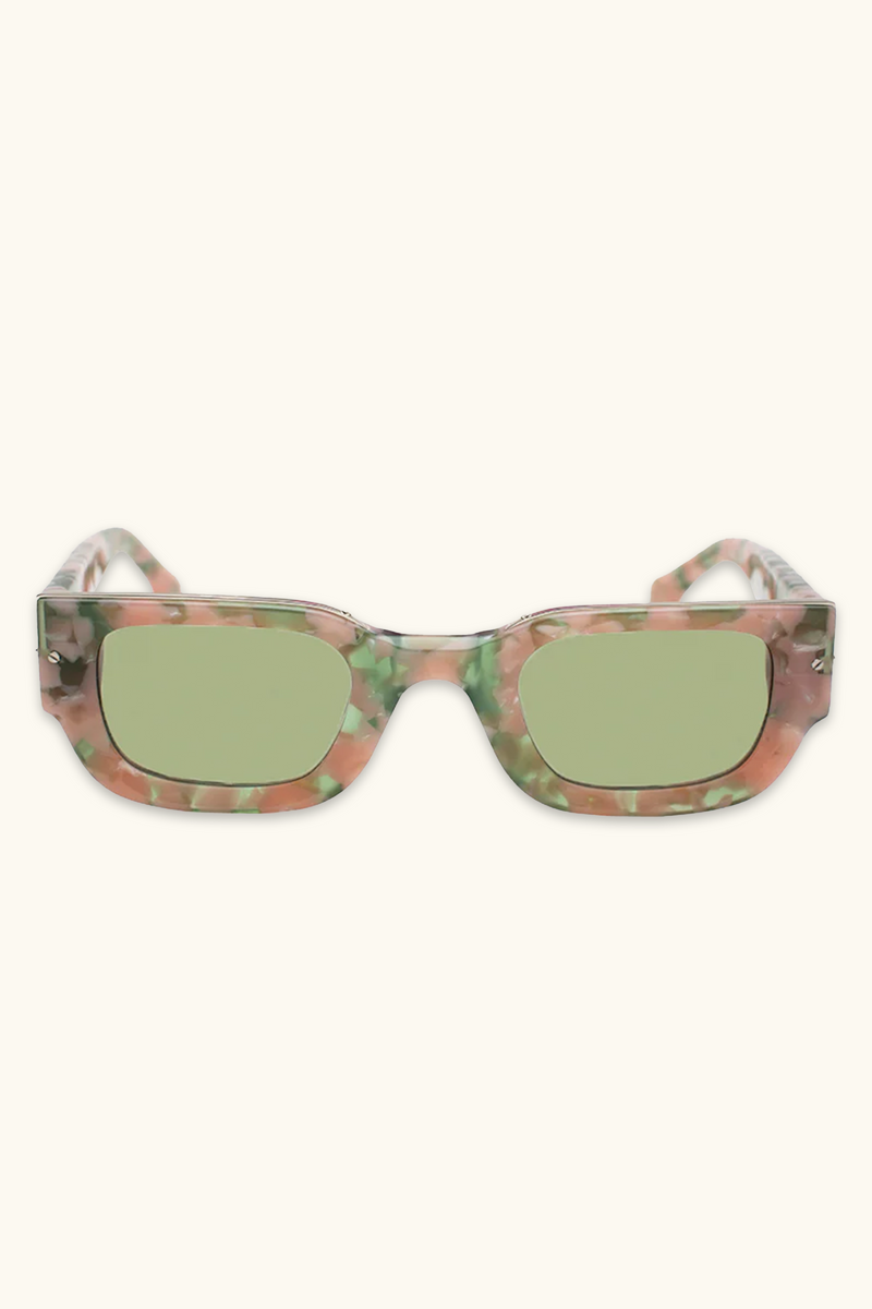 LUNETTES DE SOLEIL JUNE ÉCAILLE VERTE