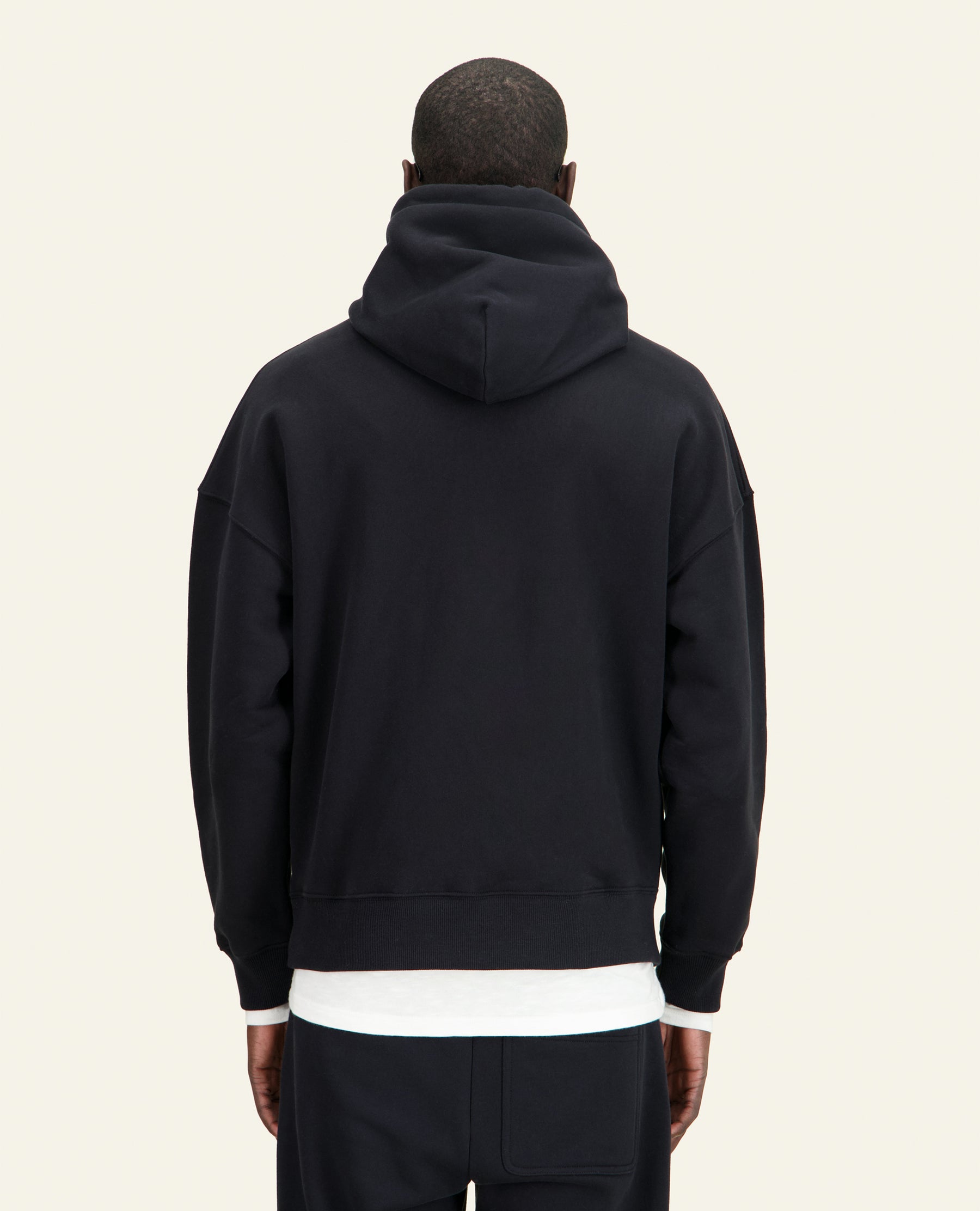 SWEAT À CAPUCHE LEO NOIR