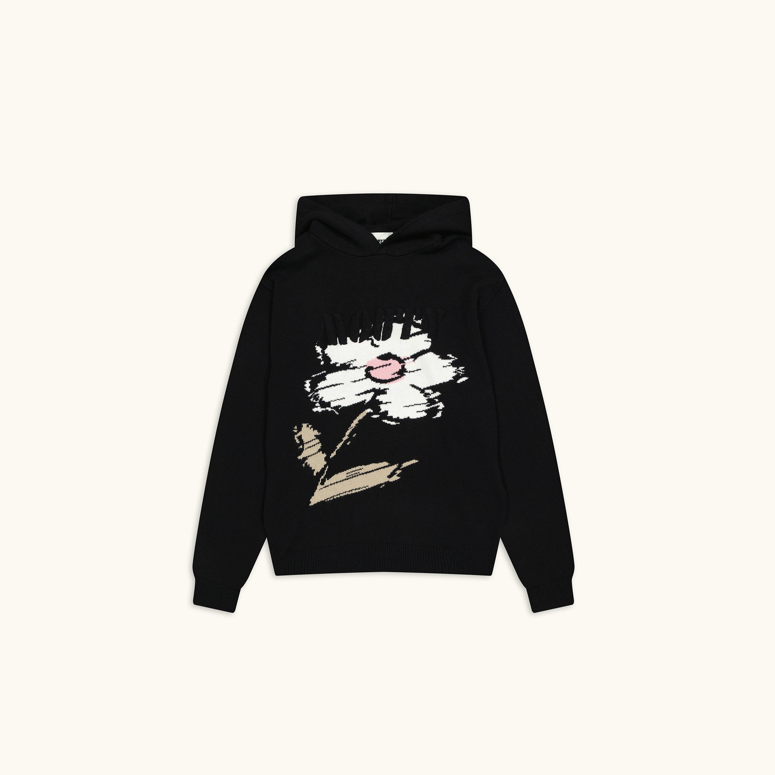 Pull noir à capuche en maille pour homme mélange laine et cachemire - Stone - MOUTY Pull noir à capuche en maille pour homme mélange laine et cachemire - Stone - MOUTY