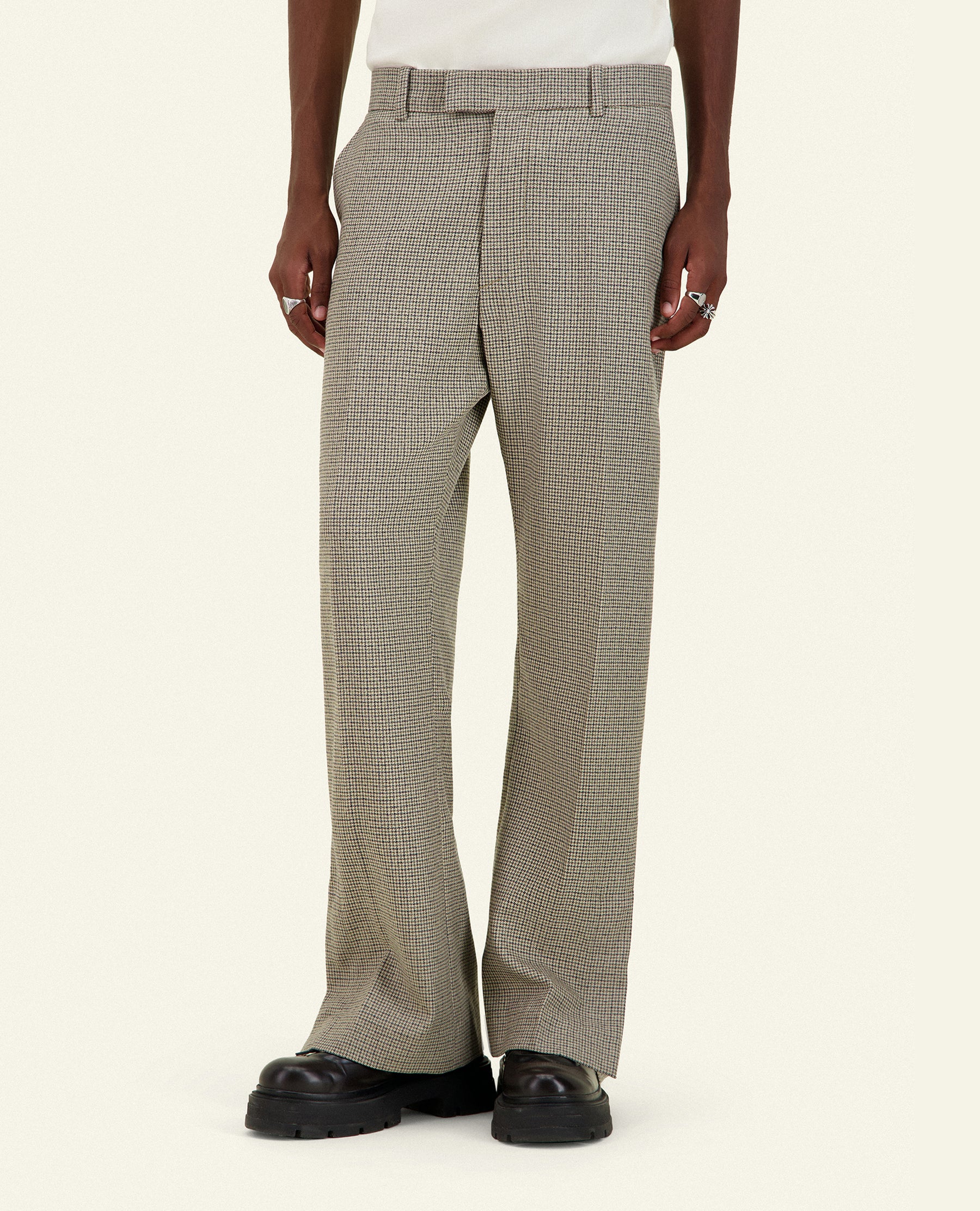 HOUNDSTOOTH TUX PANTS