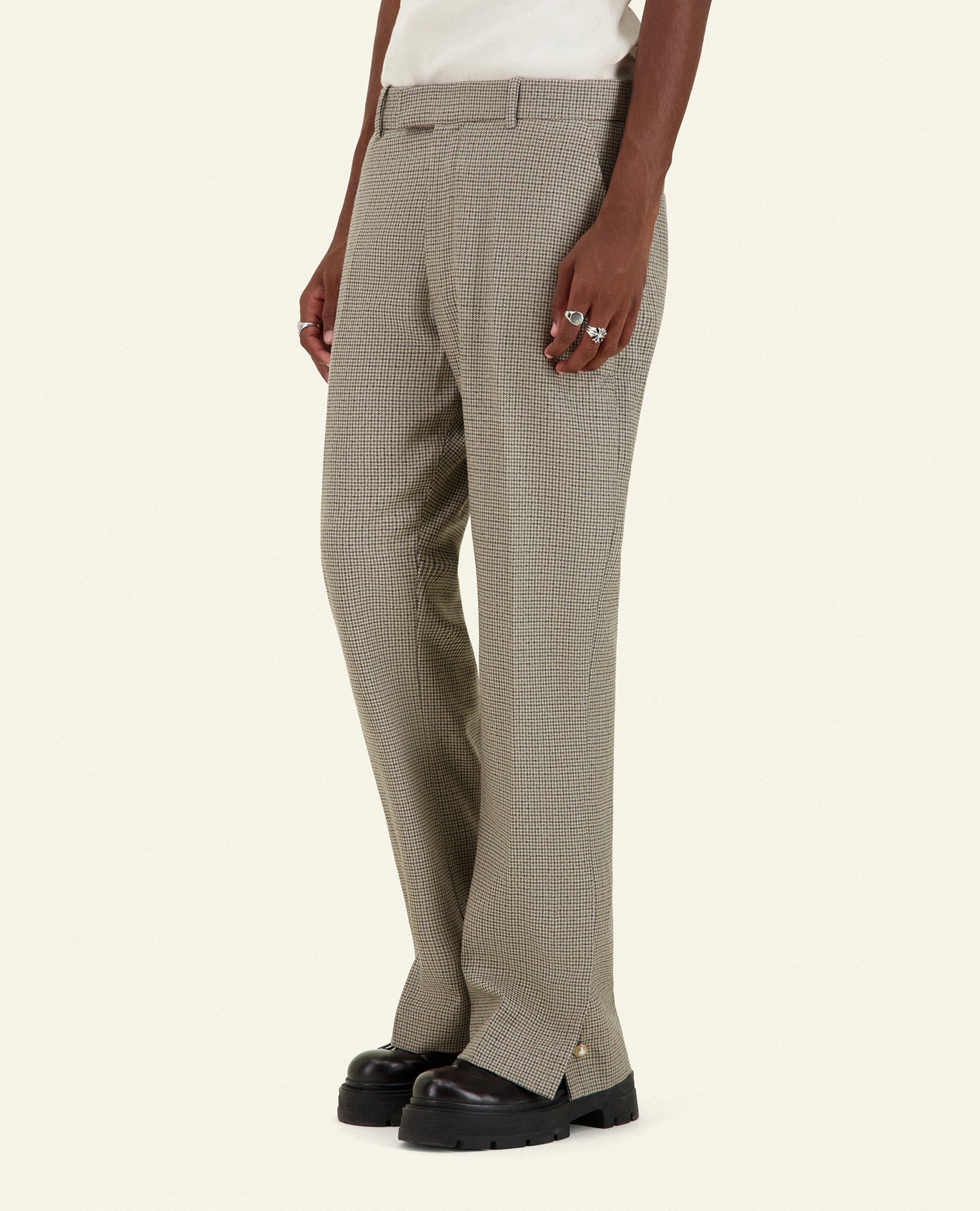 HOUNDSTOOTH TUX PANTS