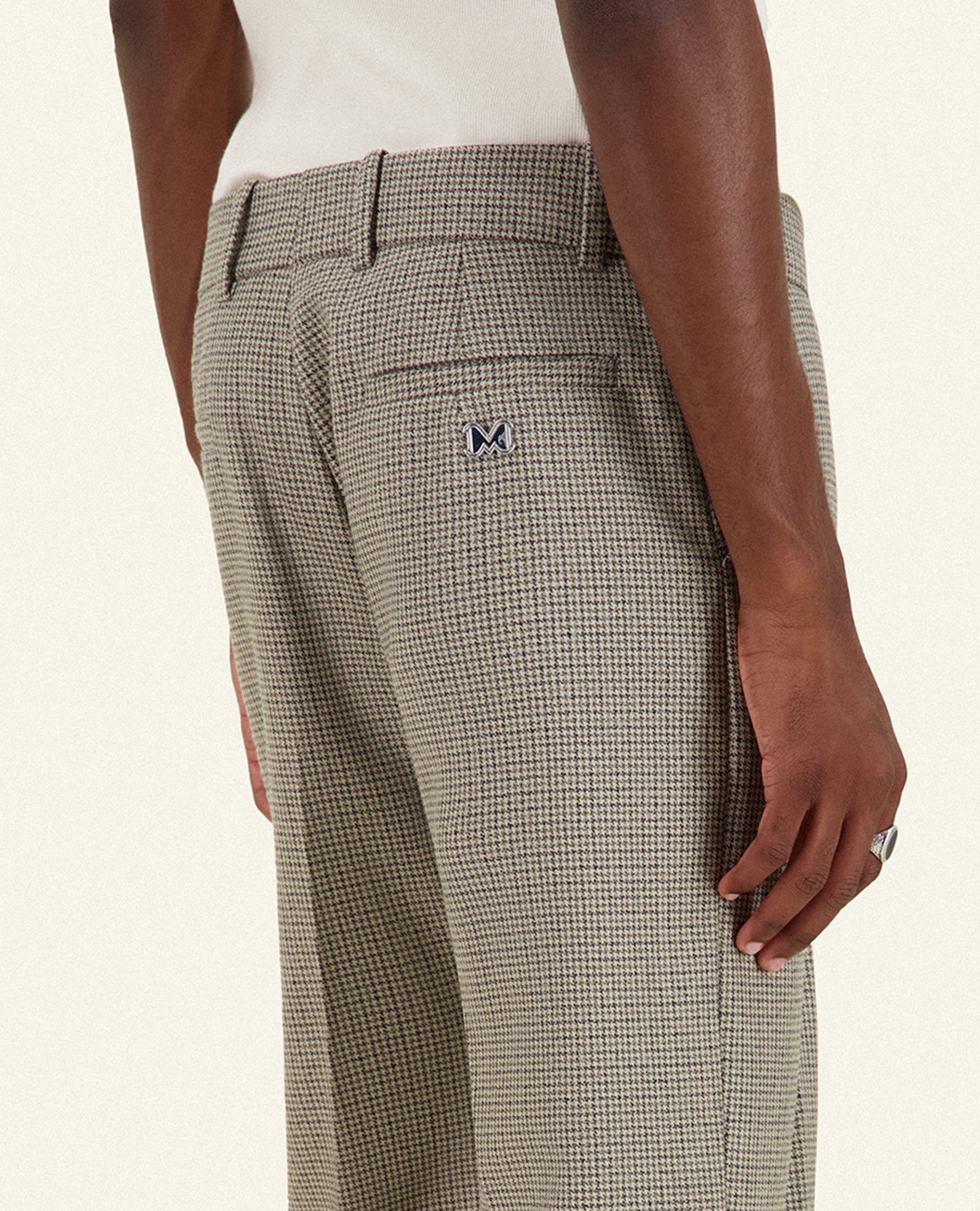 HOUNDSTOOTH TUX PANTS