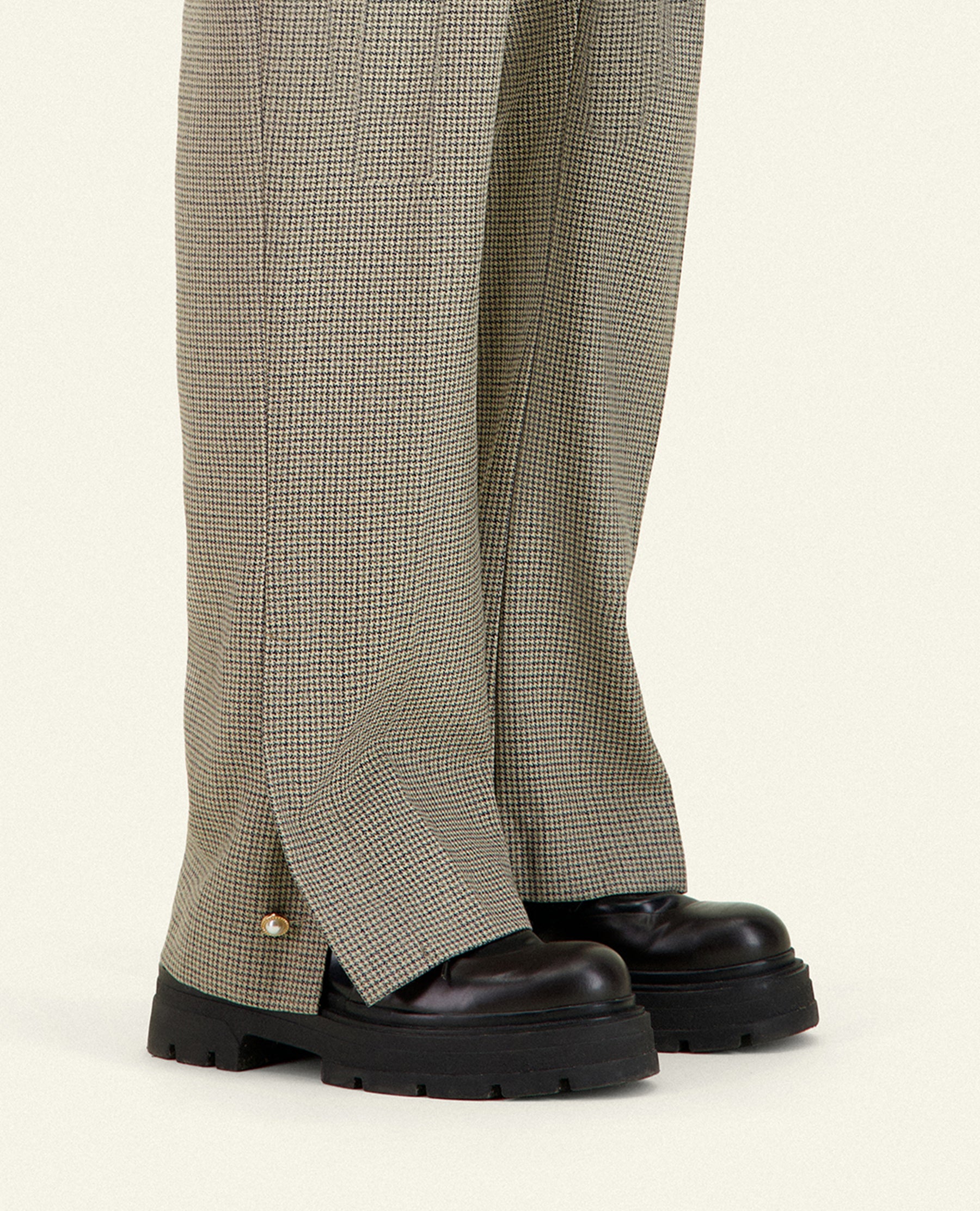 HOUNDSTOOTH TUX PANTS