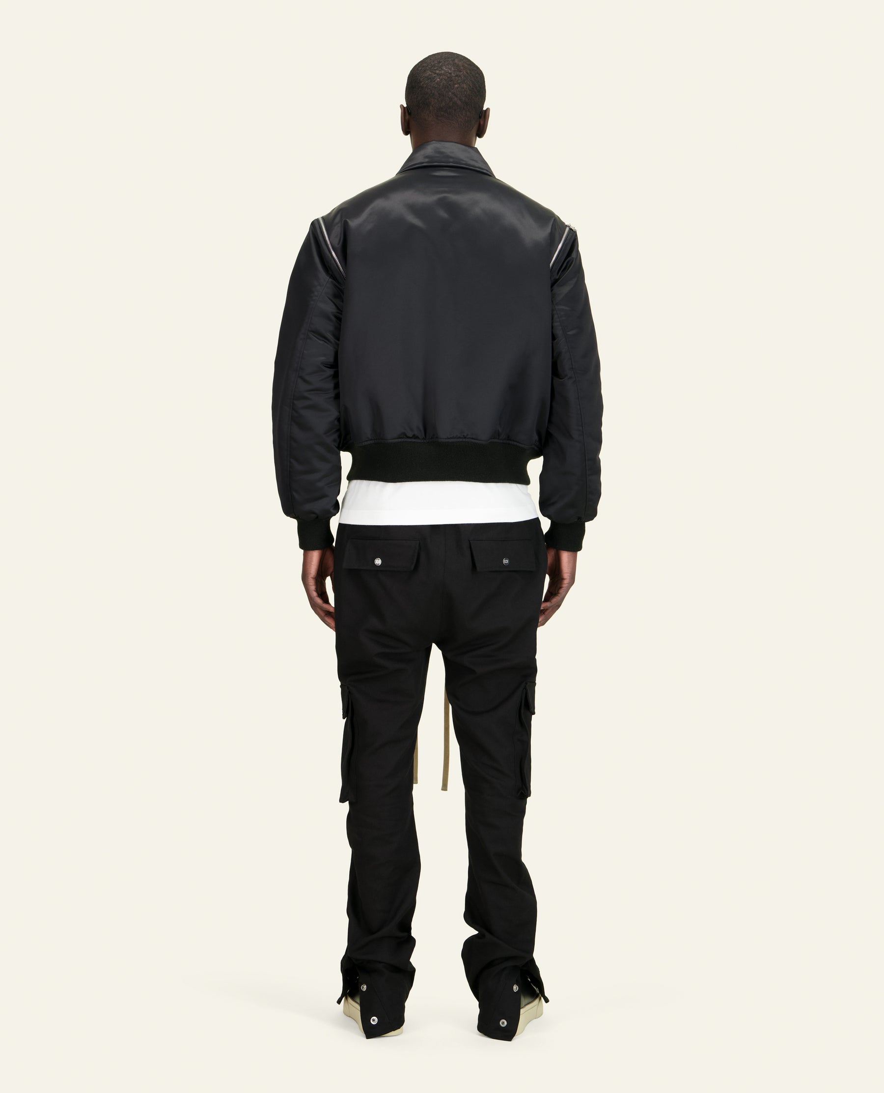 BOMBER ZIPPÉ NOIR