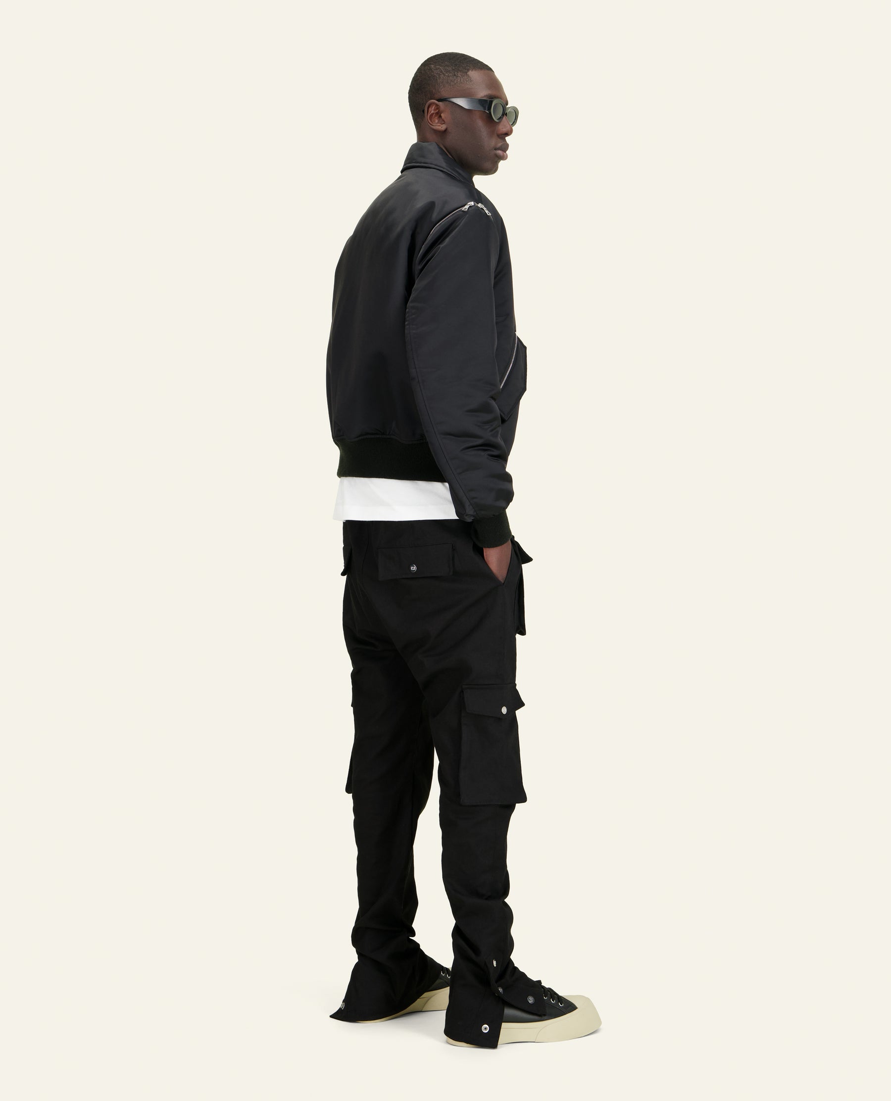 BOMBER ZIPPÉ NOIR