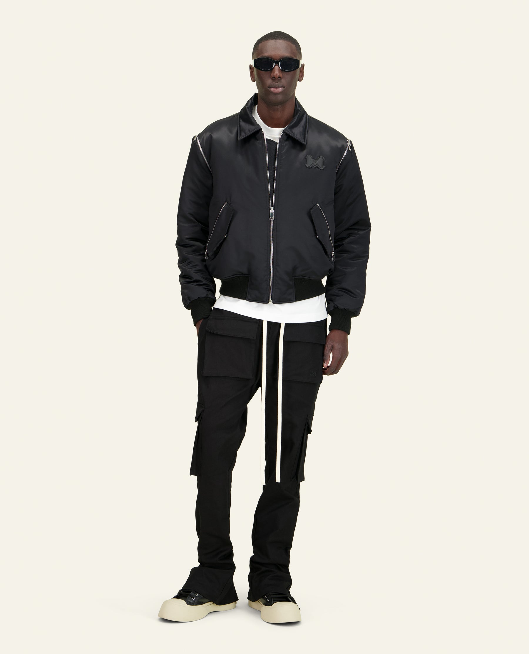 BOMBER ZIPPÉ NOIR