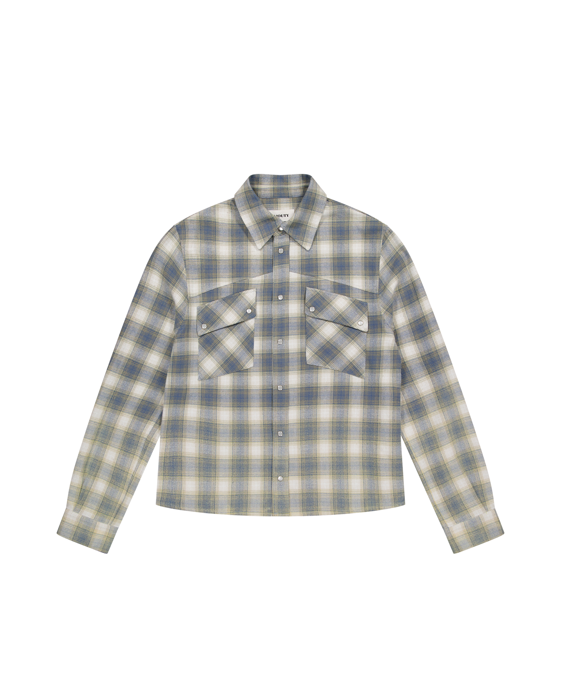 CHEMISE À CARREAUX WEST BLEU