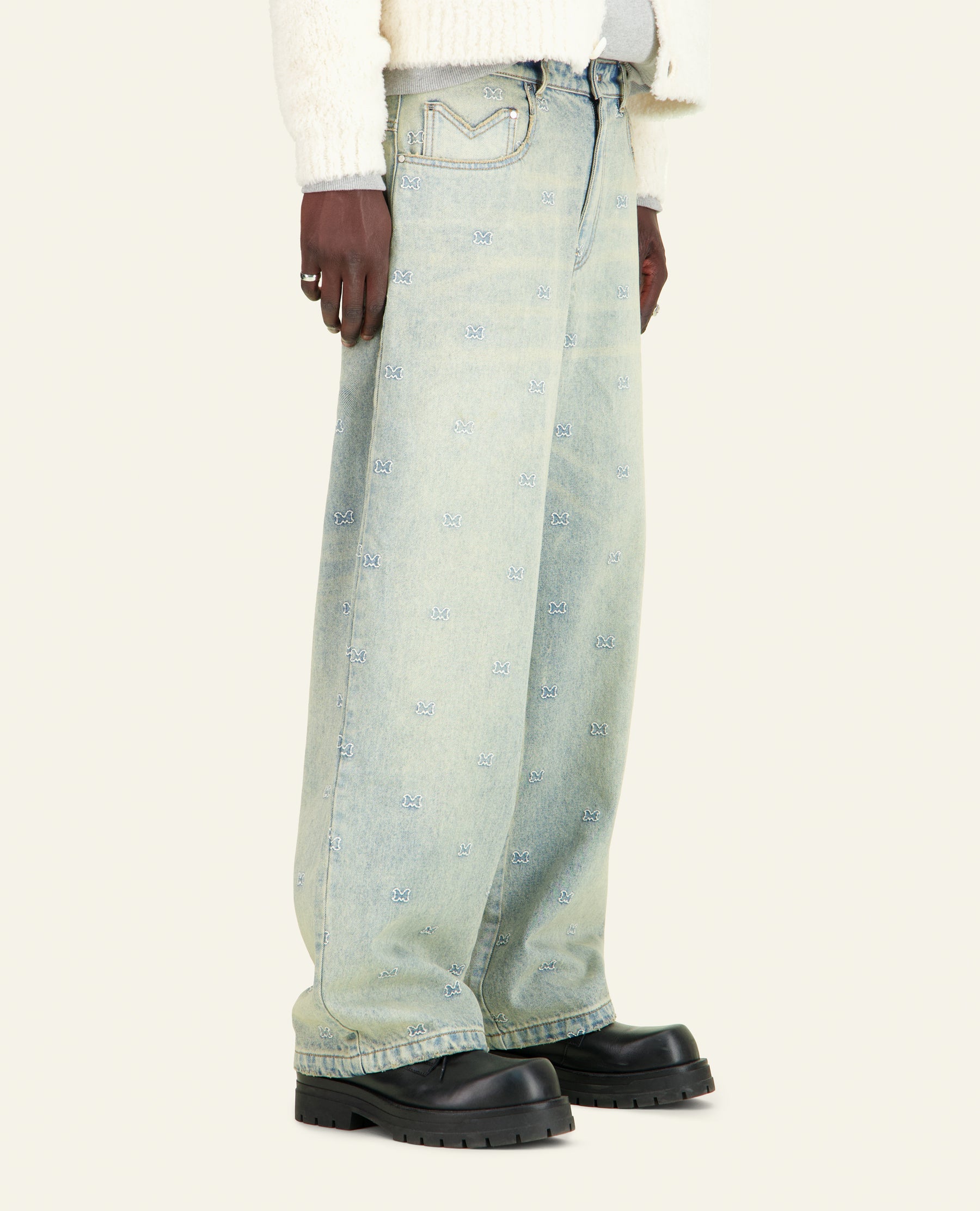 PANTALON EN JEAN BAGGY BRANDMARK