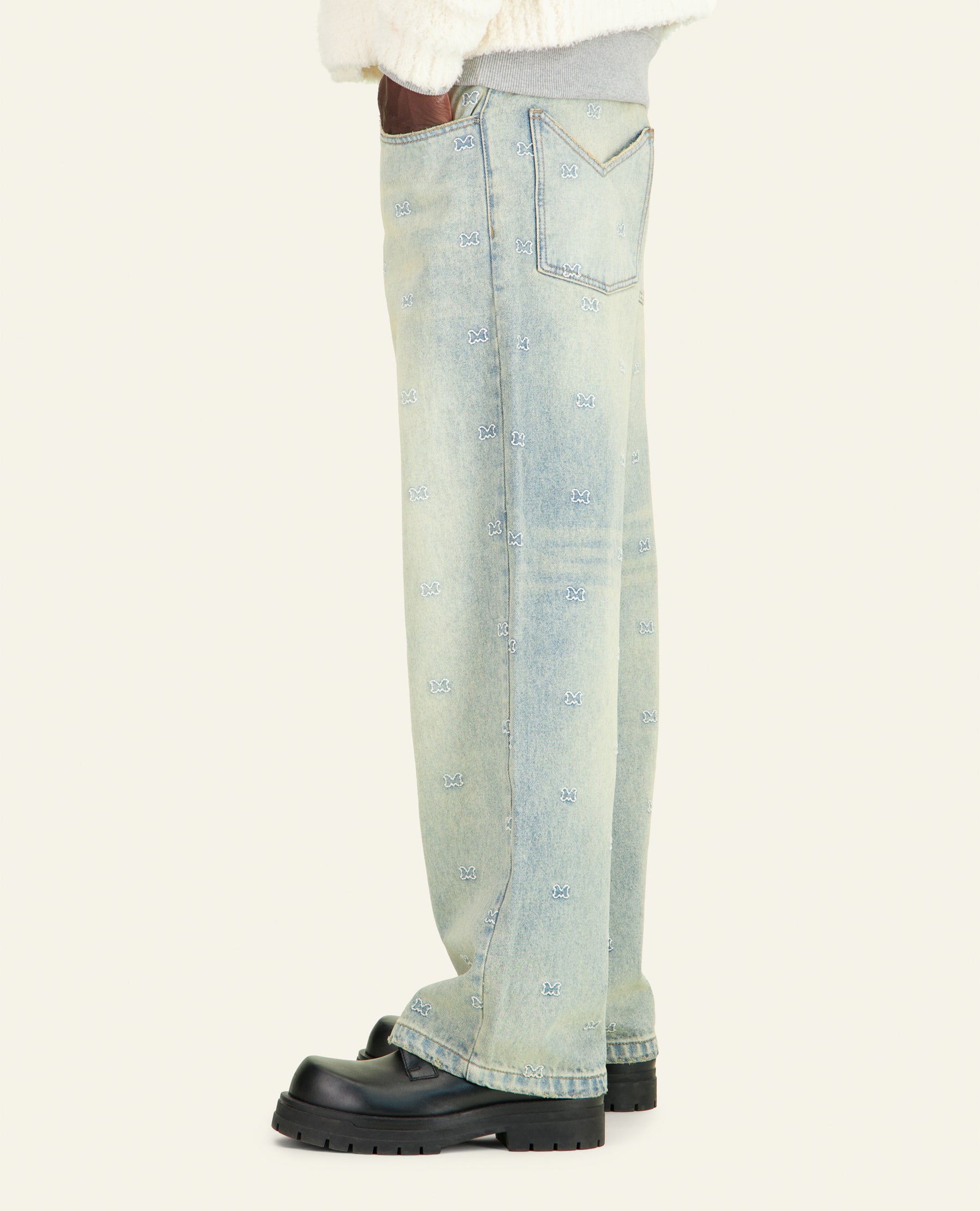 PANTALON EN JEAN BAGGY BRANDMARK