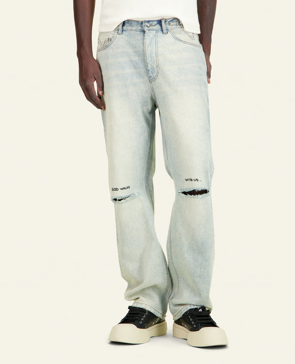 PANTALON EN JEAN GOD