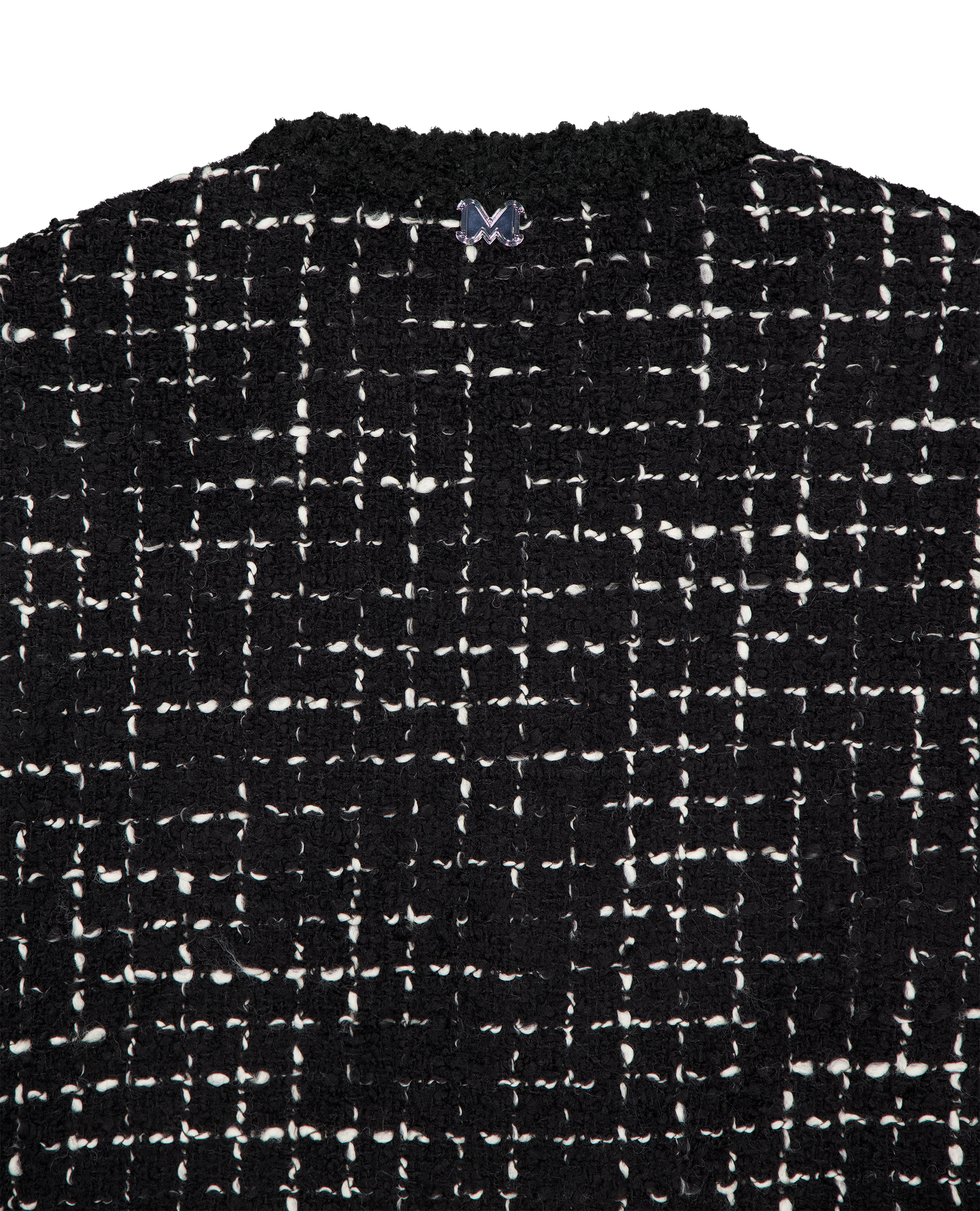 VESTE PALOMA TWEED NOIR ET BLANC