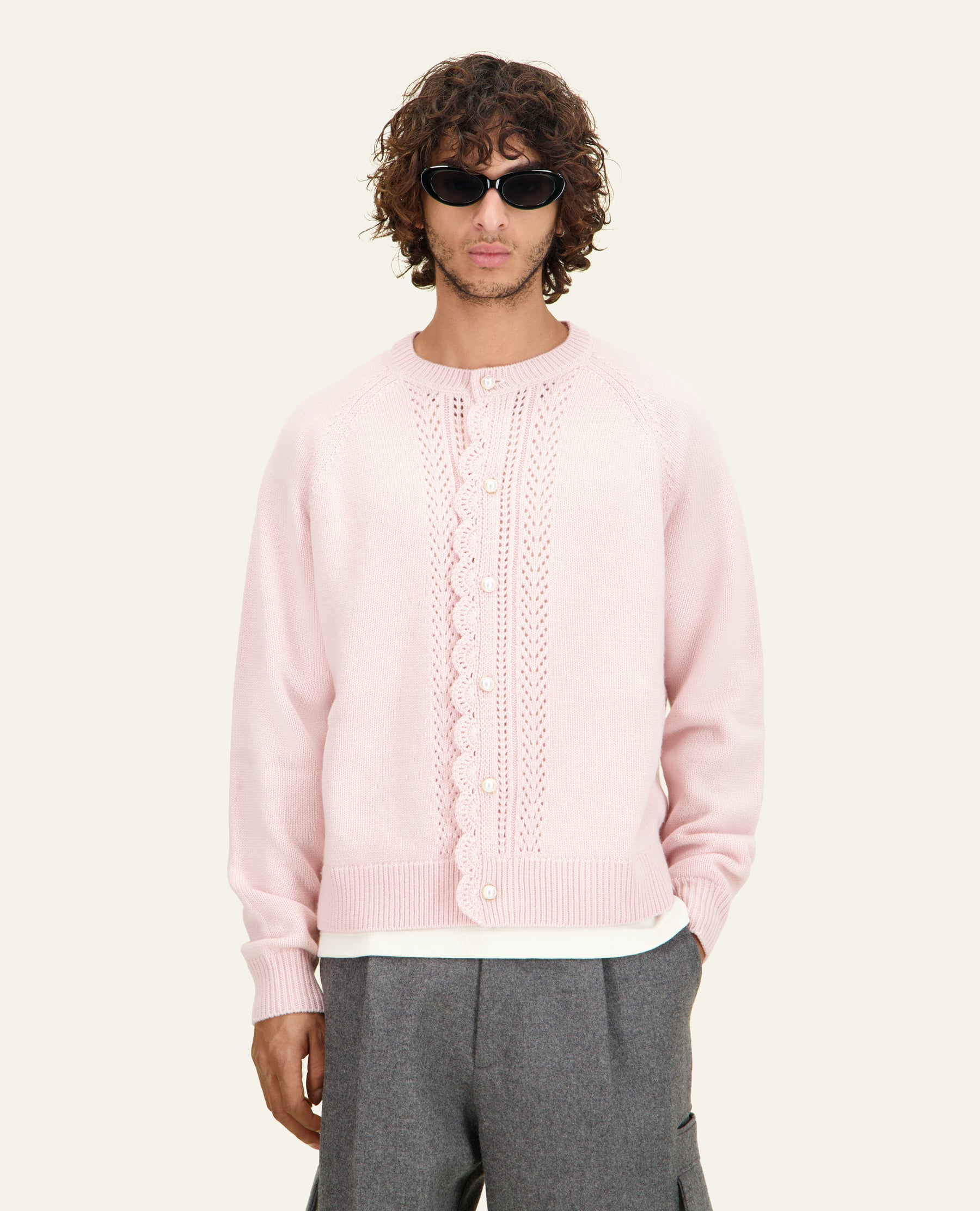 CARDIGAN SOLE ROSE