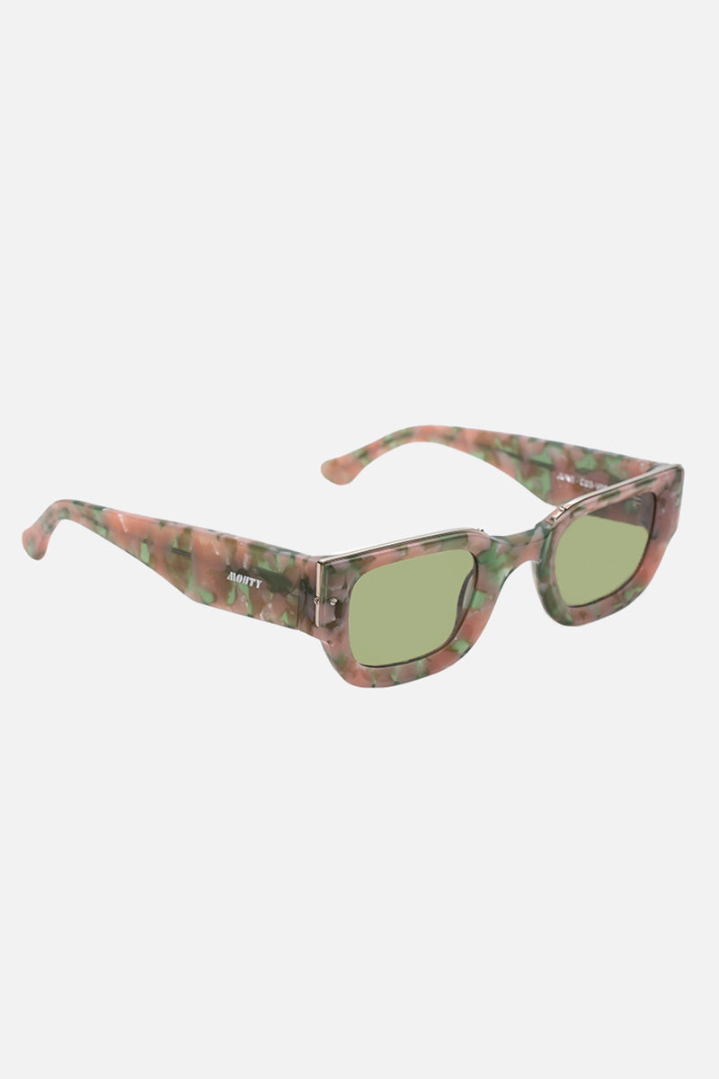 LUNETTES DE SOLEIL JUNE ÉCAILLE VERTE