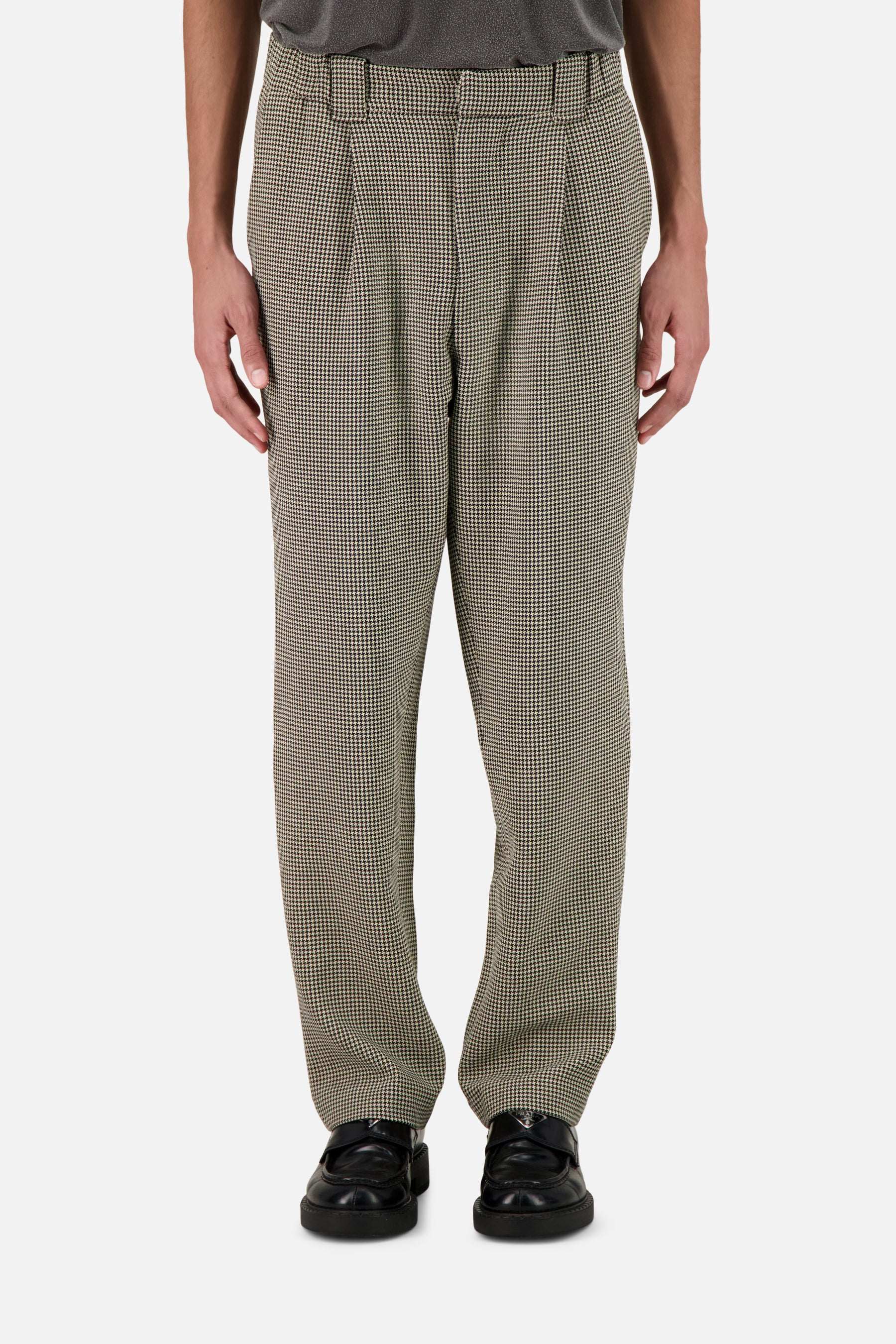 WIDE HOUNDSTOOT TROUSERS