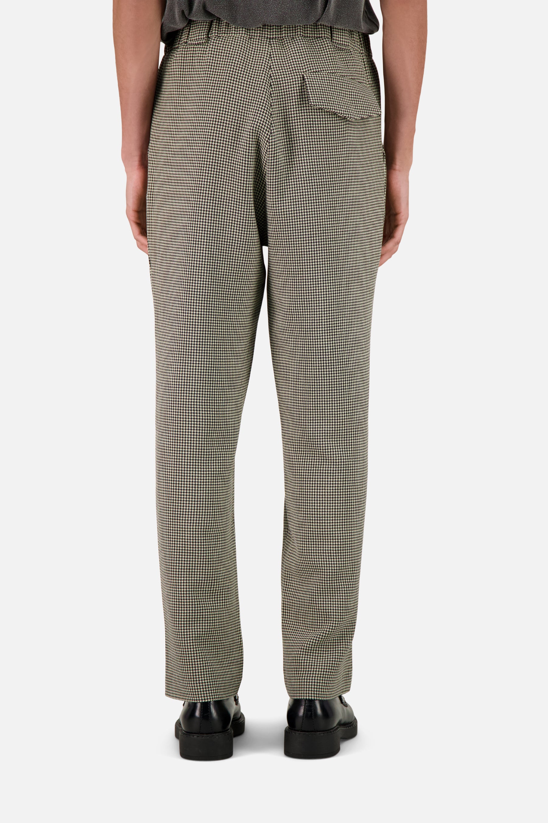WIDE HOUNDSTOOT TROUSERS